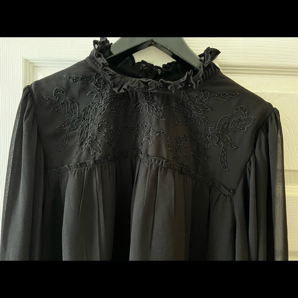 NEVER WORN Topshop long sleeve blouse